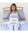Cinturón abdominal a cama, cierre imán. Acolchado 