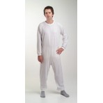 Pijama geriátrico 2 cremalleras, manga corta