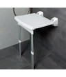 Asiento de ducha plegable con patas 