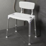 Silla de ducha QUATTRO con respaldo 