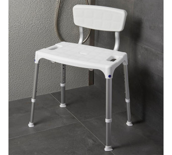 Silla de ducha QUATTRO con respaldo 