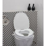 Asiento para inodoro con tapa