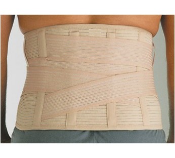 Faja elástica sacrolumbar reforzada monofilamento 25 cm