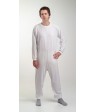 Pijama geriátrico 2 cremalleras, manga larga